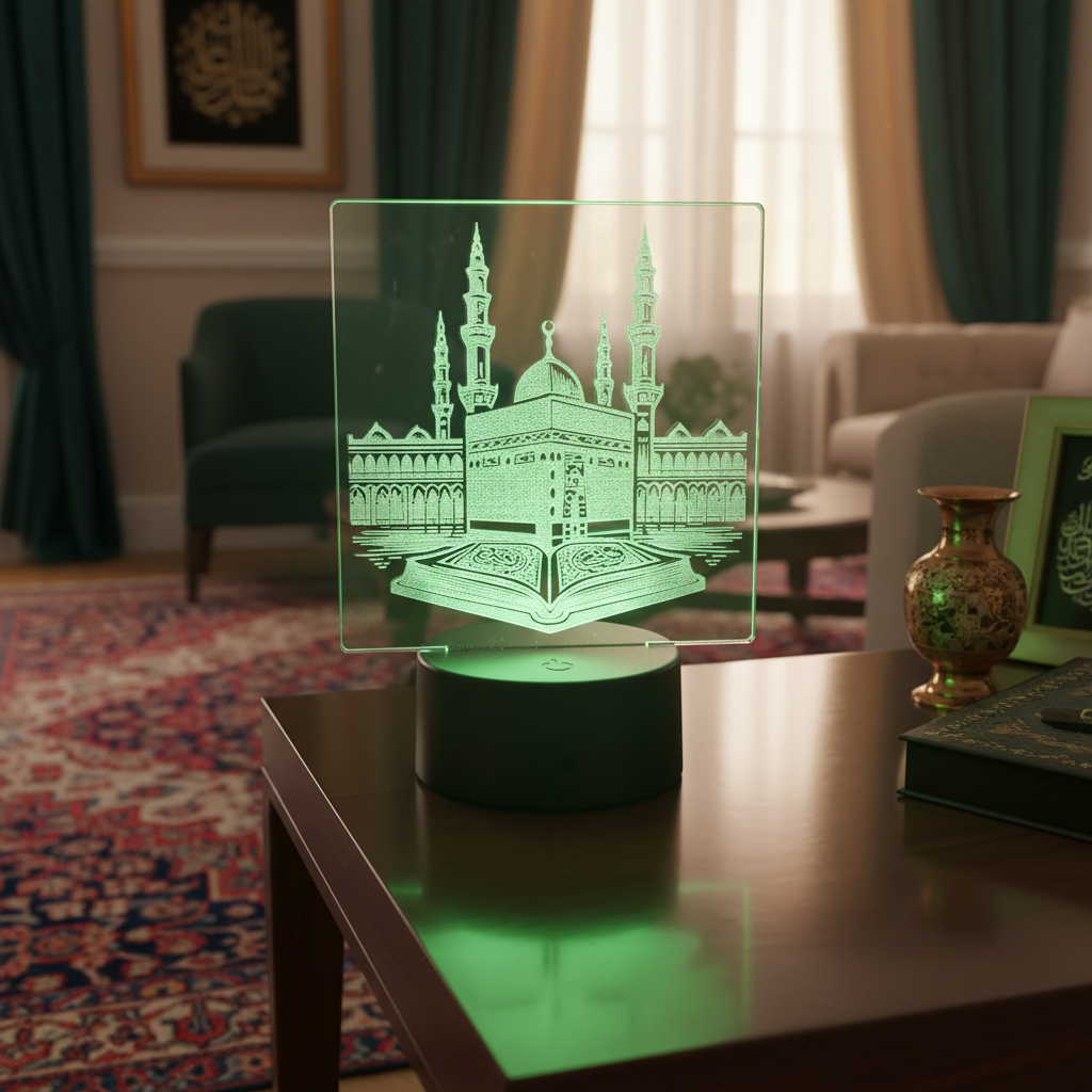 LED Acrylic Stand Mecca Al Mukarramah