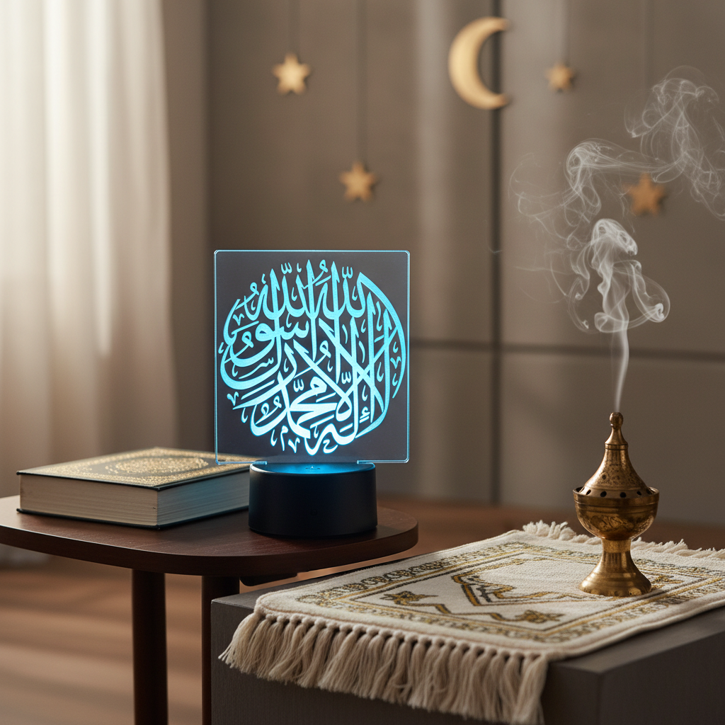 LED Acrylic Stand Bismillah