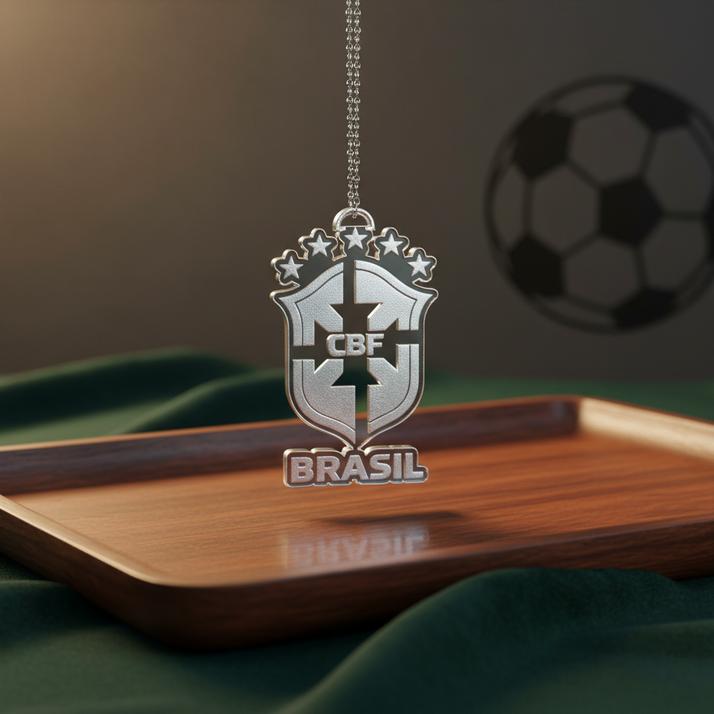 More Than a Charm — It’s Brazil. Rear View Mirror Car Charm