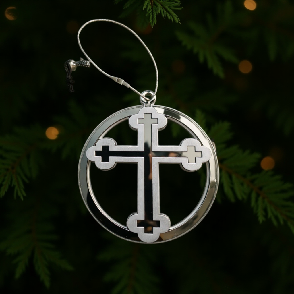 4 inch Acrylic Ornament Cross